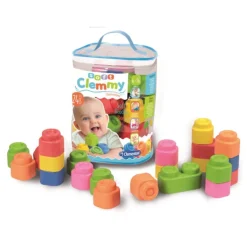 Clementoni Jouets À Emboîter, À Empiler<Briques A Empiler - 24 Pieces - Clemmy
