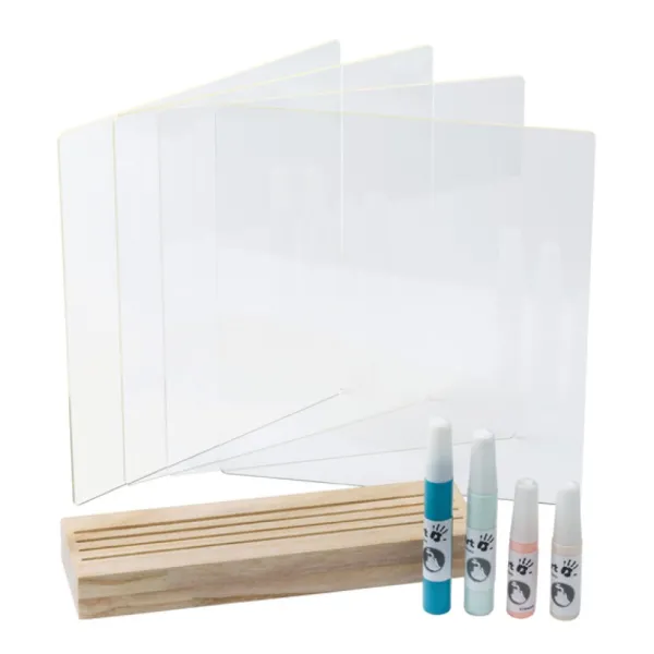 Baby Art Coffret Cadeaux, Naissance<Cadre A Empreintes En Bois Family Prints
