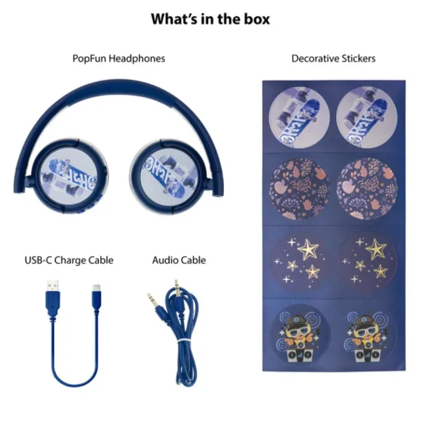 1nfinitx Enceintes Bluetooth Et Casques Audio<Casque Buddyphones Bleu