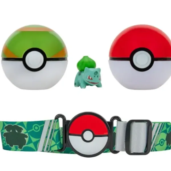 Bandai Mondes Imaginaires<Ceinture Pokemon Pokeball - Bulbizarre - Wave 11
