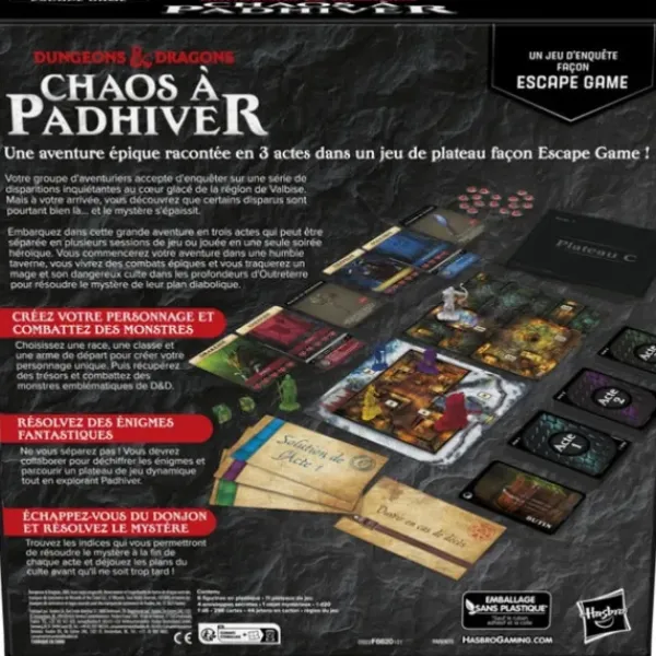 Hasbro Gaming Jeux De Société Adultes<Chaos A Padhiver - Donjons Et Dragons