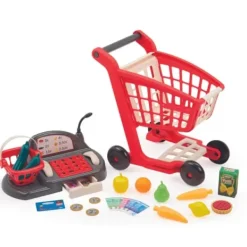 Ecoiffier Faire Comme Les Grands<Chariot Garni Et Caisse Enregistreuse