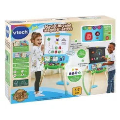 VTech Tableaux, Ardoises<Chevalet En Bois 3 En 1 - Magi Chevalet Magneti'Lettres