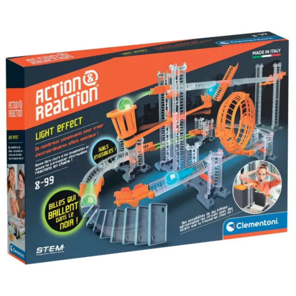 Clementoni Meccano, Engrenages<Circuit De Billes Effets Lumineux - Action Et Reaction