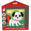 Janod Puzzles Bois<Coffret 3 Puzzles Tornado Titus Et Felix