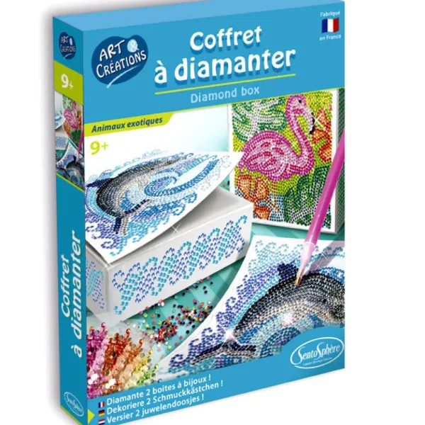 Sentosphere Mosaïque, Sable Et Paillettes<Coffret A Diamanter - Animaux Exotiques