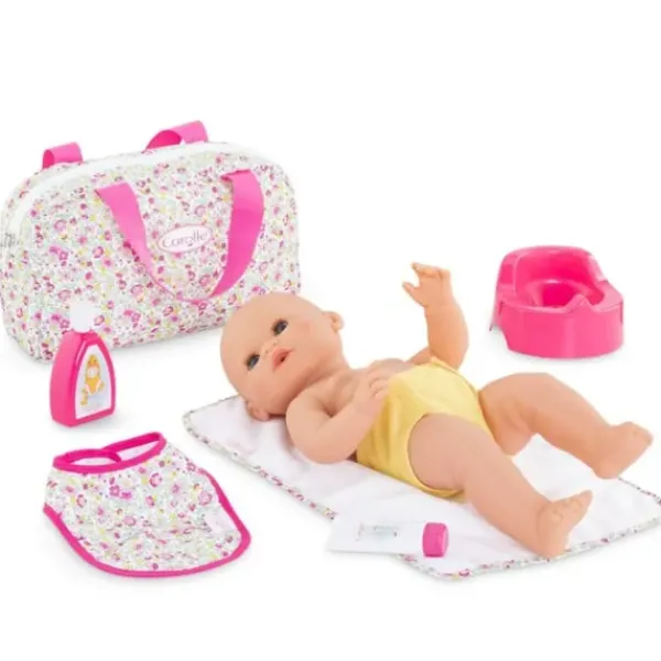 Corolle Faire Comme Les Grands<Coffret Accessoires A Langer Fleuri