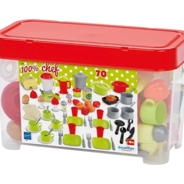 Ecoiffier Cuisine Et Dinette<Coffret Dinette Et Ustensiles De Cuisine