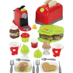 Ecoiffier Cuisine Et Dinette<Coffret Grille-Pain Machine A Cafe Et Gaufrier