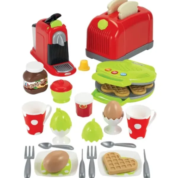Ecoiffier Cuisine Et Dinette<Coffret Grille-Pain Machine A Cafe Et Gaufrier