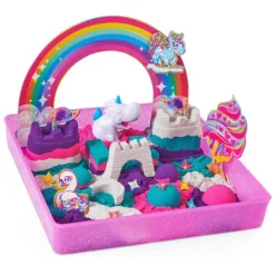Spin Master Mosaïque, Sable Et Paillettes<Coffret Le Royaume Magique Des Licornes - Kinetic Sand - Sable Magique A Modeler