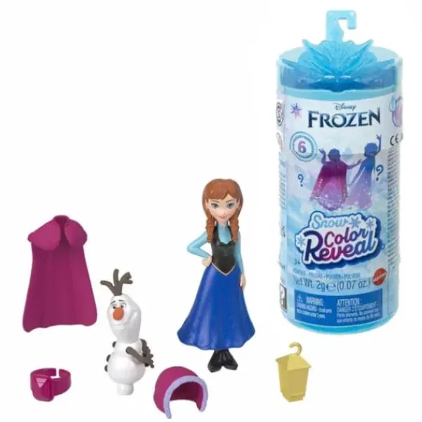 Mattel Mini Poupées<Coffret Mini-Poupee Color Reveal - La Reine Des Neiges