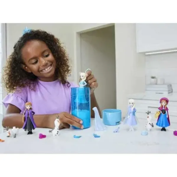 Mattel Mini Poupées<Coffret Mini-Poupee Color Reveal - La Reine Des Neiges