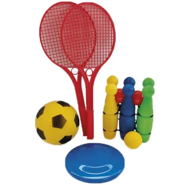 SUN and SPORT Cages Et Ballons De Foot<Coffret Multi-Activites Sportives - 4 Jeux