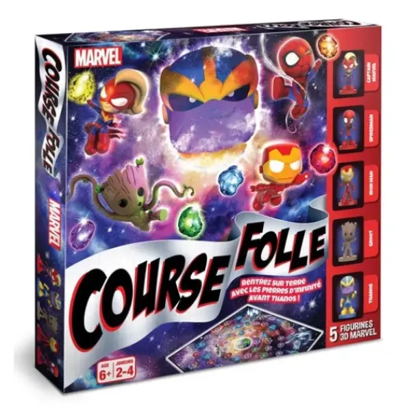 Cartamundi Jeux De Plateau<Course Folle Marvel Avengers