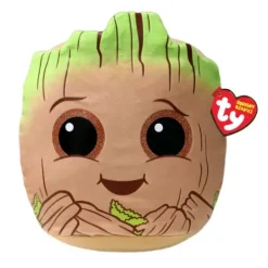 TY Peluches Super-héros Et Personnages<Coussin Squish A Boos Marvel - Groot 20 Cm