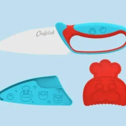 Chefclub Faire Comme Les Grands<Couteau Kids Bleu Et Rouge