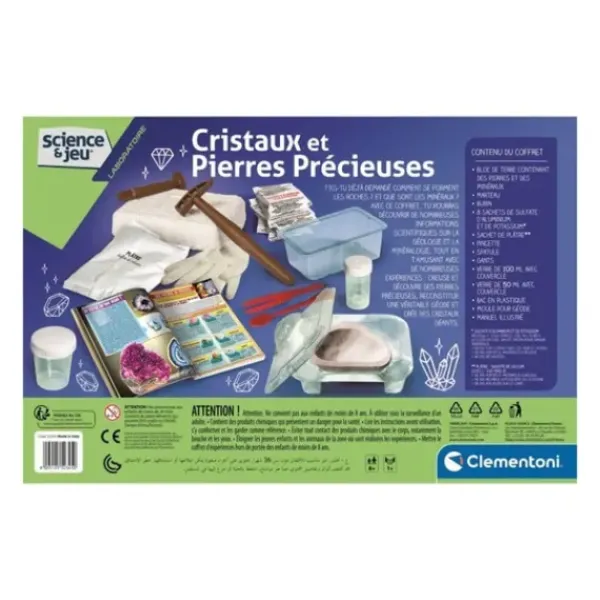 Clementoni Jeux Scientifiques<Cristaux Et Pierres Precieuses