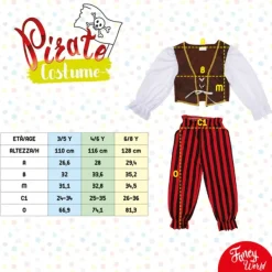 Fancy World Déguisements<Deguisement De Pirate 3/5 Ans