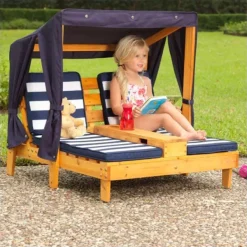 KidKraft Tables Et Chaises De Jardin<Double Chaise Longue
