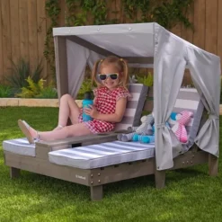KidKraft Tables Et Chaises De Jardin<Double Chaise Longue