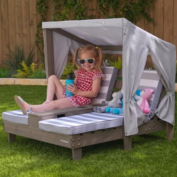 KidKraft Tables Et Chaises De Jardin<Double Chaise Longue