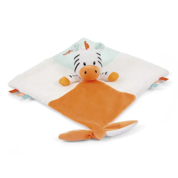 Baby Smile Doudous<Doudou Carre De Tissus Petit Zebre - Soft