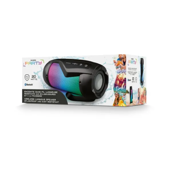 Bigben Enceintes Bluetooth Et Casques Audio<Enceinte Sans Fil Lumineuse Compacte Exterieur