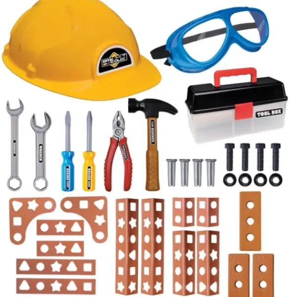 Brikkolo Bricolage<Ensemble Bricolage 36 Pieces Avec Boite A Outils