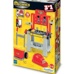Ecoiffier Bricolage<Etabli Avec Caisse A Outils Et Diable