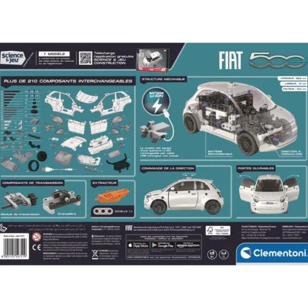 Clementoni Maquettes & Modelisme<Fiat 500 Electrique