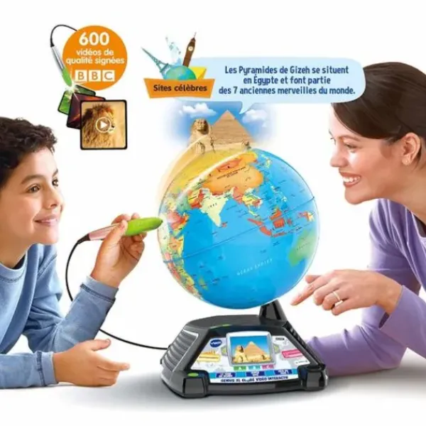 VTech Découvrir Le Monde<Globe Video Interactif Genius Xl