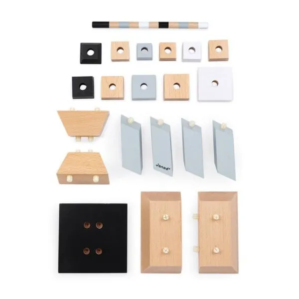 Janod Planchettes Et Construction En Bois<Jeu De Construction En Bois Tour Eiffel