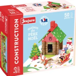 Jeujura Planchettes Et Construction En Bois<Jeu De Construction En Bois La Maison Du Pere Noel 50 Pieces
