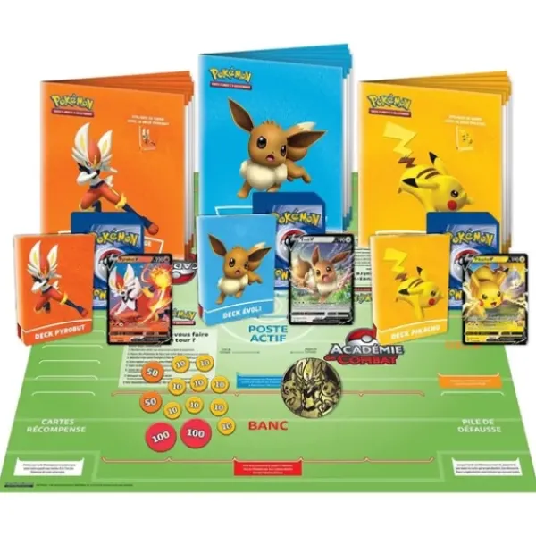 Asmodée Jeux De Stratégie<Jeu D'Initiation Pokemon Academie De Combat