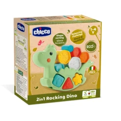 Chicco Jouets À Emboîter, À Empiler<Jeu D'éveil - Lino Le Dino 3 En 1 - Ecologique