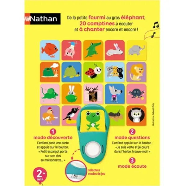Nathan Jeux Premiers Apprentissages<Jeu Educatif Interactif Coucou Les Animaux