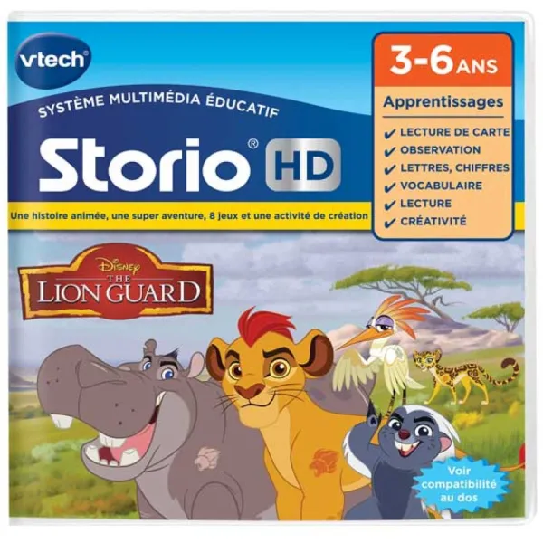 VTech Tablettes Et Téléphones<Jeu Hd Storio La Garde Du Roi Lion