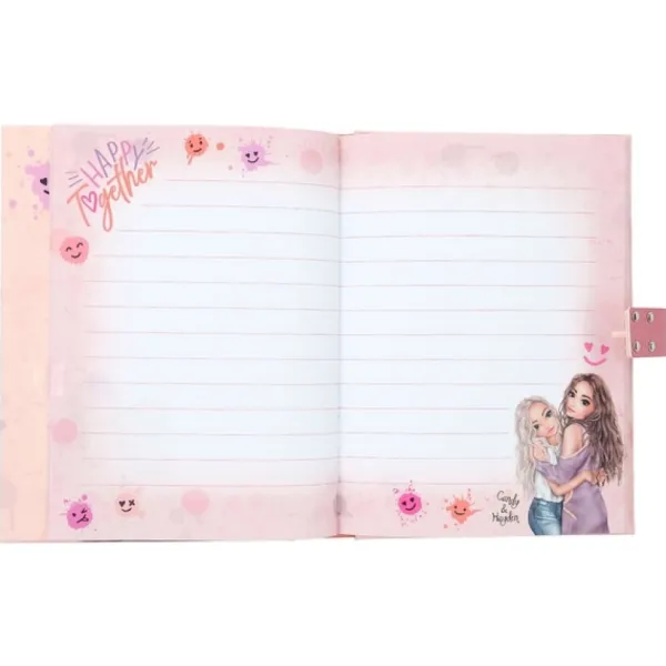 Top Model Bagages Et Papeterie<Journal Intime Avec Code Happy Together
