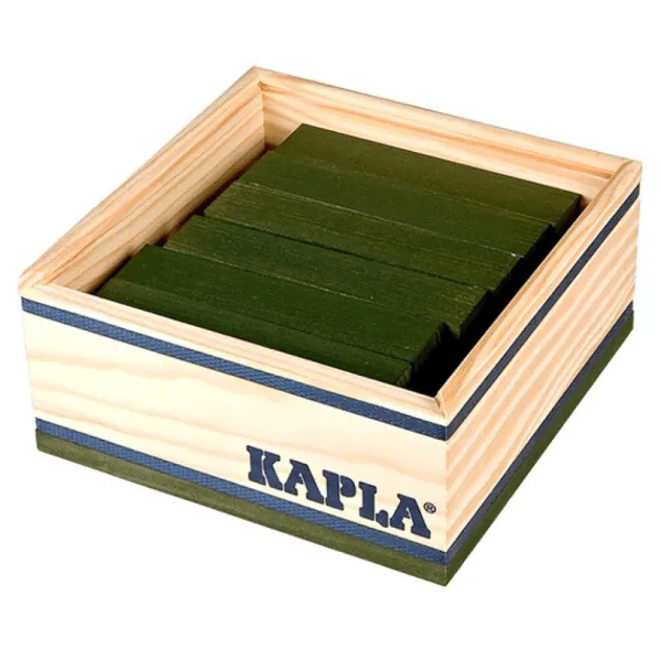 Kapla Planchettes Et Construction En Bois<-40 Planchettes Vertes