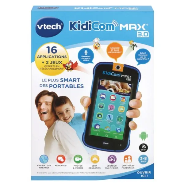 VTech Tablettes Et Téléphones<Kidicom Max 3.0 Bleu