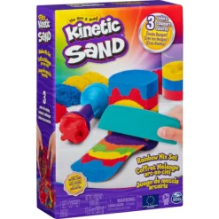Spin Master Mosaïque, Sable Et Paillettes<Kinetic Sand - Coffret Arc-En-Ciel - Sable Magique A Modeler