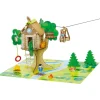 Jeujura Planchettes Et Construction En Bois<La Cabane Perchee Et Sa Tyrolienne En Bois 70 Pieces