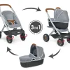 Smoby Poussettes Poupons<Landau Bebe Confort 3 En 1 Gris