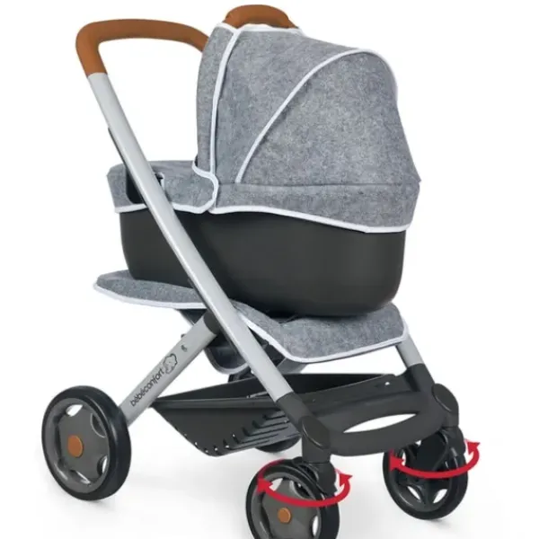 Smoby Poussettes Poupons<Landau Bebe Confort 3 En 1 Gris