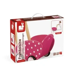Janod Poussettes Poupons<Landau Framboisine En Bois