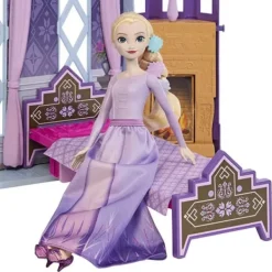 Mattel Maisons De Poupee<Le Chateau D'Arendelle Et Sa Poupee Elsa - La Reine Des Neiges