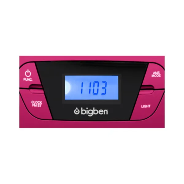 Bigben Enceintes Bluetooth Et Casques Audio<Lecteur Cd/Usb Portable Lumineux Rose