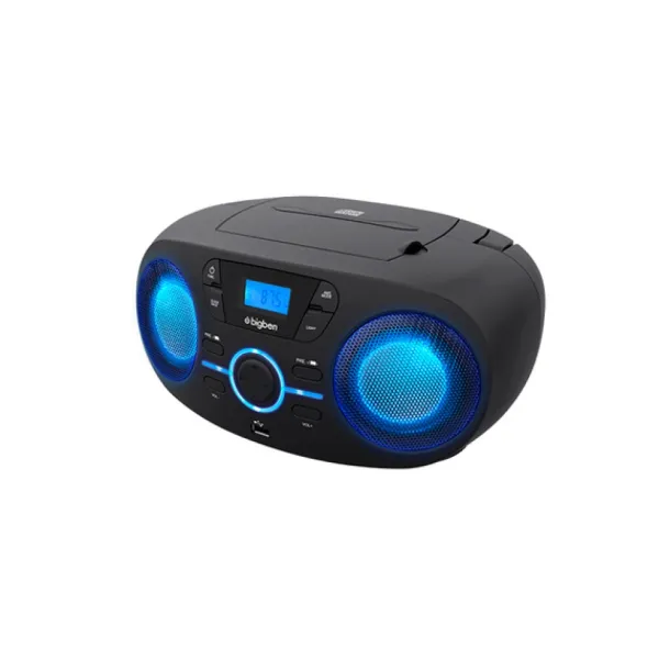 Bigben Enceintes Bluetooth Et Casques Audio<Lecteur Cd/Usb Portable Lumineux Noir