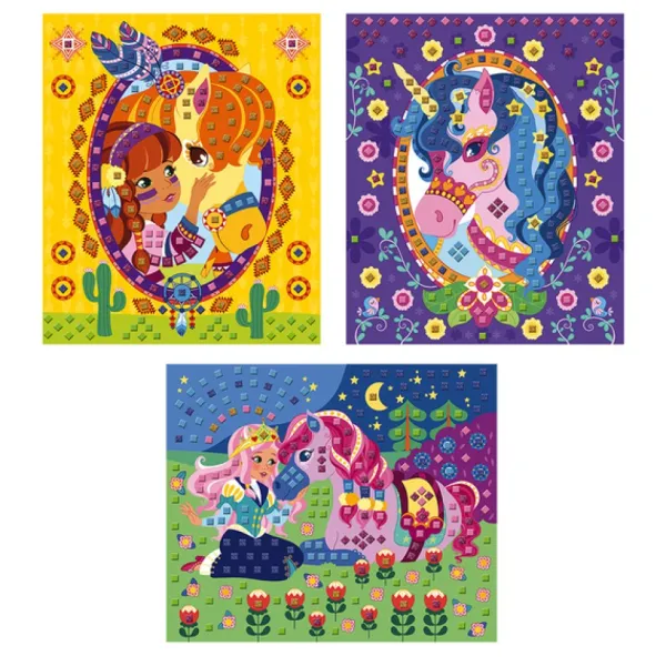 Janod Mosaïque, Sable Et Paillettes<Les Ateliers Du Calme - Mosaiques Poneys Et Licornes